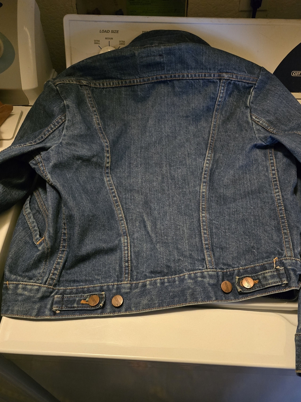 Classic Blue Denim Jacket - Back View